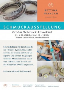 Ausstellung Bettina Francan Schmuck