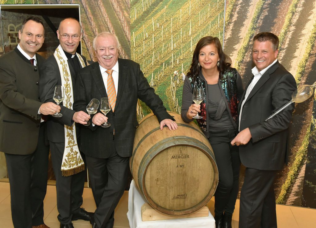 Weintaufe am Weingut Cobenzl