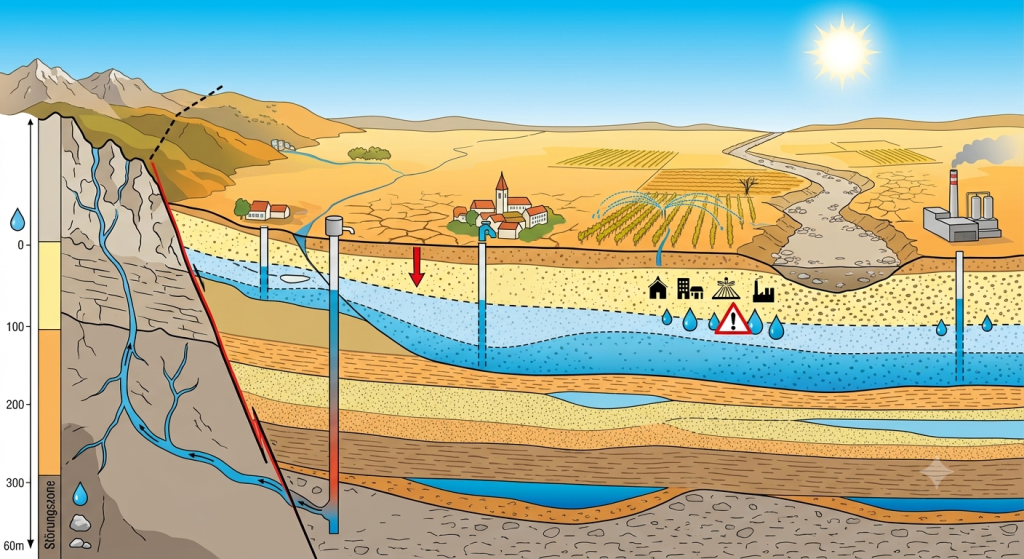 Wasserknappheit in der Thermenregion: Eine hydrogeologische Einordnung