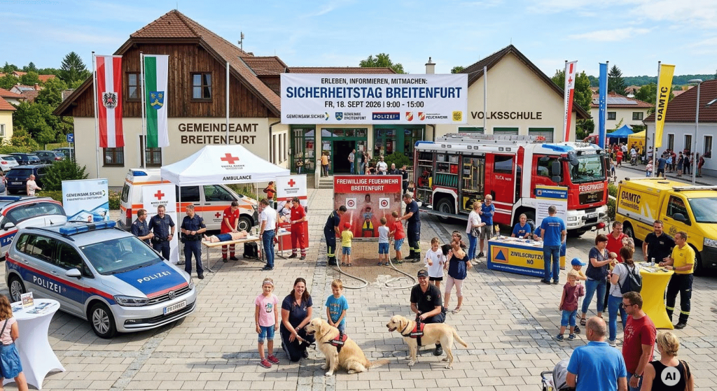 Erleben, informieren, mitmachen: Breitenfurt lädt zum Sicherheitstag