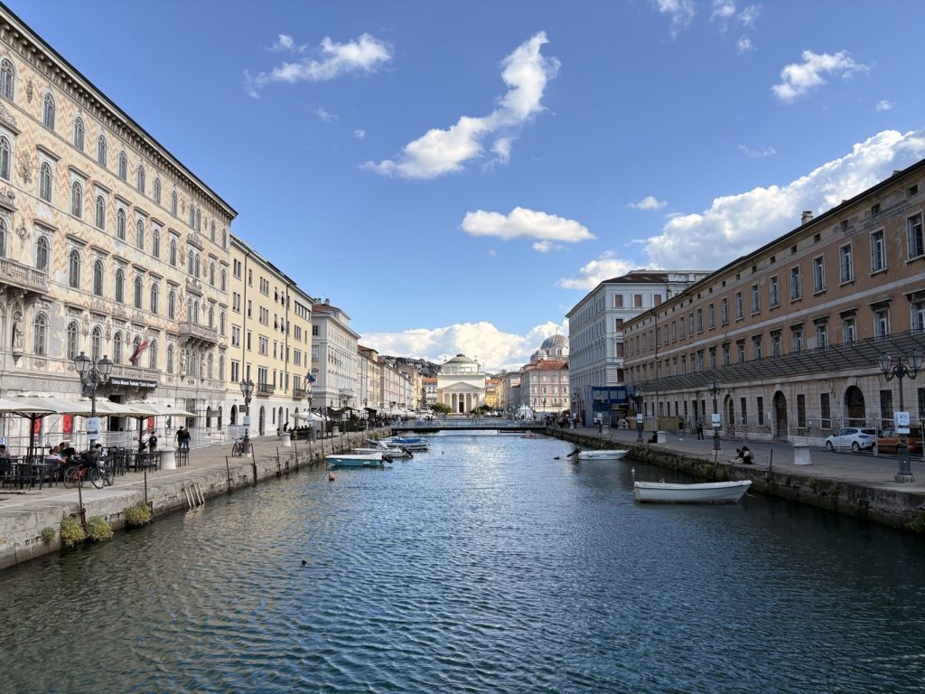Der Canale Grande in Triest