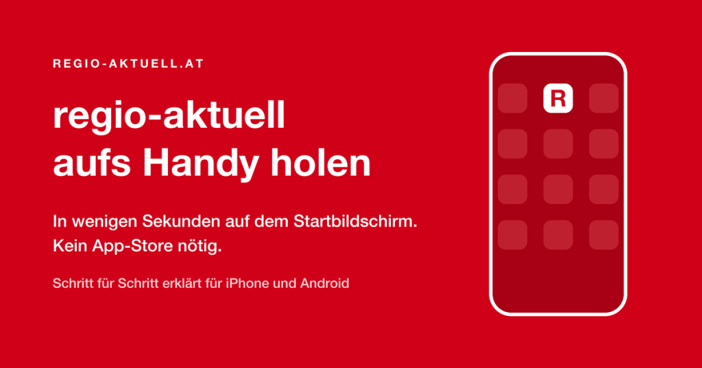 regio-aktuell als Web-App auf dem Handy-Startbildschirm
