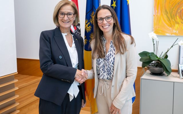 LH Mikl-Leitner traf Purkersdorfer Bürgermeisterin Klemmer-Schlögl